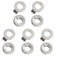 5PCs Stainless Steel Bolt Wheel Fixed Nuts Screw For Xiaomi For M365 E-Scooter Silver White Electric Scooter Accessories