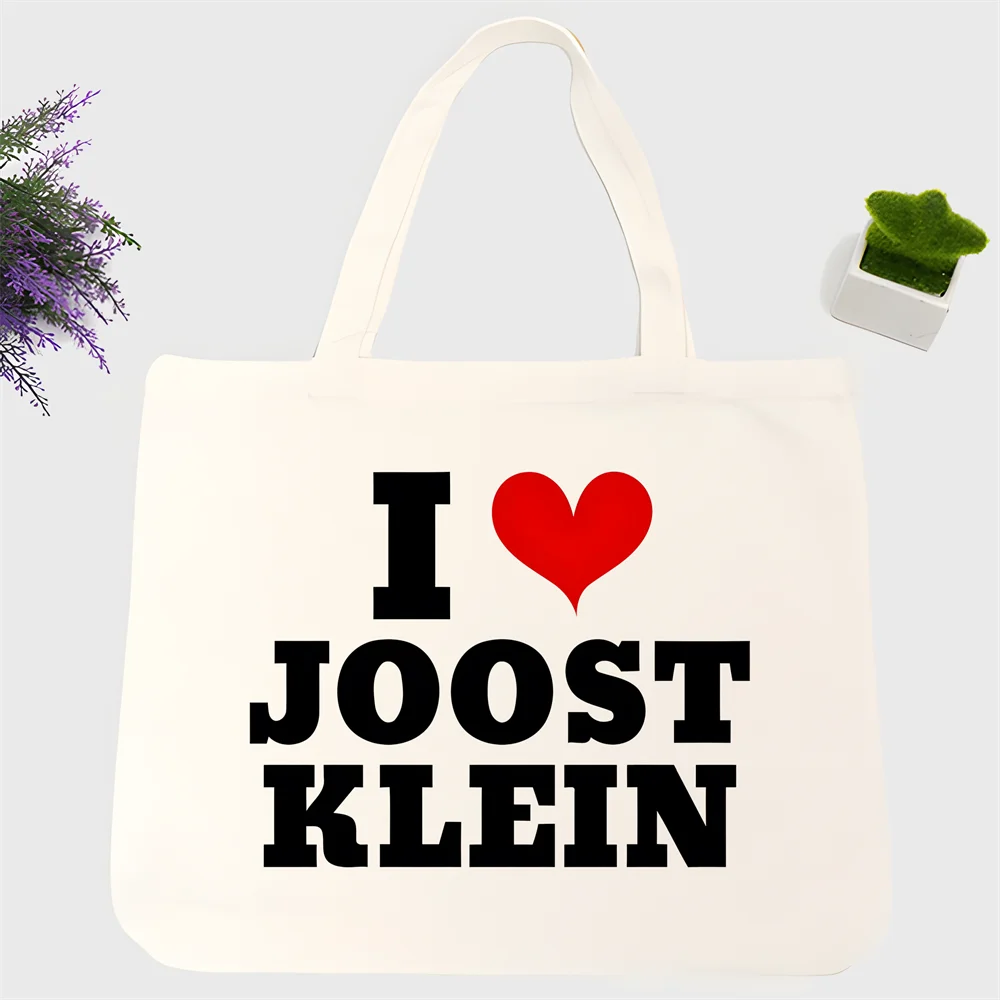 

Сумка-шоппер Joost Klein из холщовой ткани, повседневная, большая, для женщин, с принтом, вместительная
