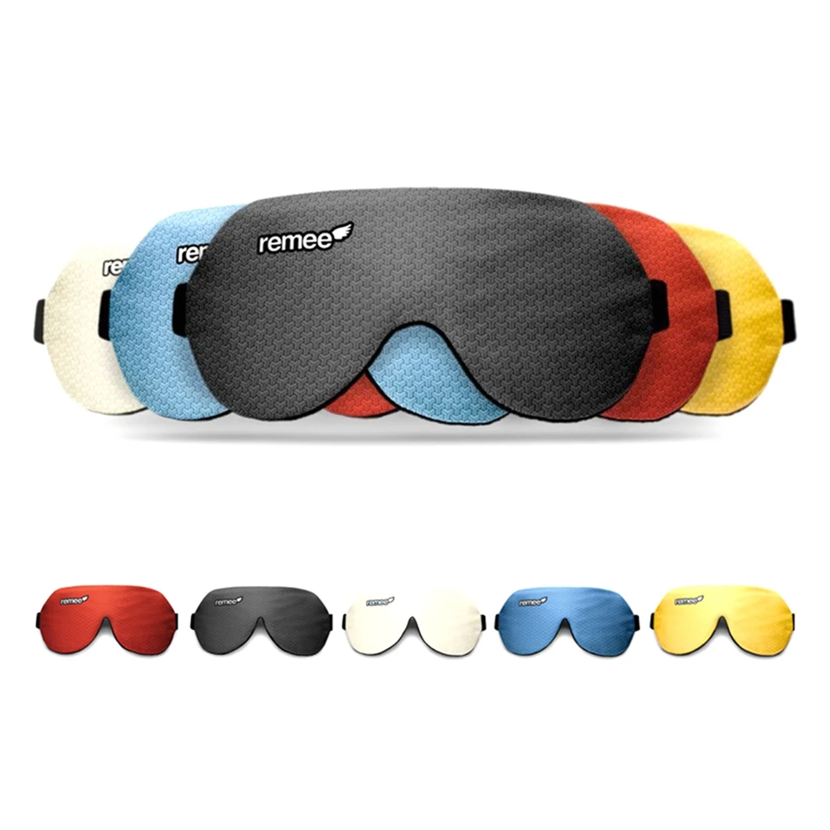 قناع A20M Lucid Dream Mask قناع عين ثلاثي الأبعاد لتظليل النوم للتحكم في الحلم الداكن، غطاء عين ليلي مريح وقابل للتعديل C