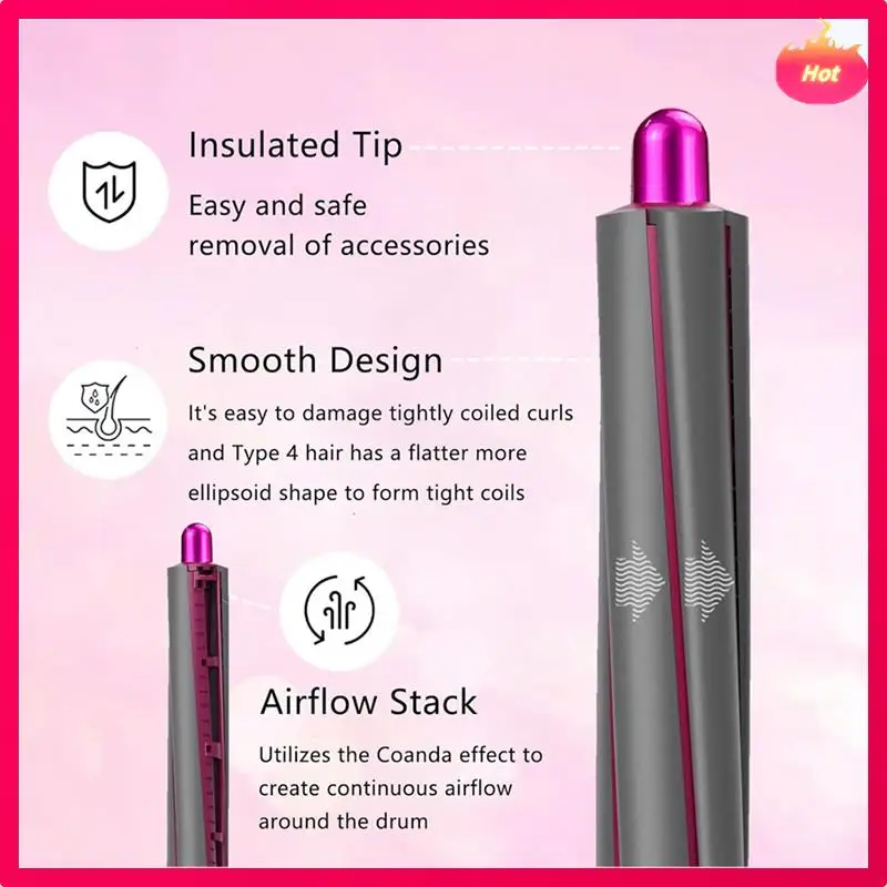 

ABYP 4 шт., 20 мм, длинные щипцы для завивки, насадка для Dyson Airwrap Styler HS05 HS01, инструмент для завивки объема и формы