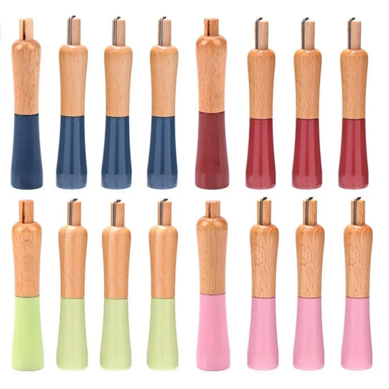 1PC Wool Felt Needle DIY Craft Wood Hand Felting Needles Poke Needles For Beginner Handicraft Felting Wool Firbe Craft Wrok