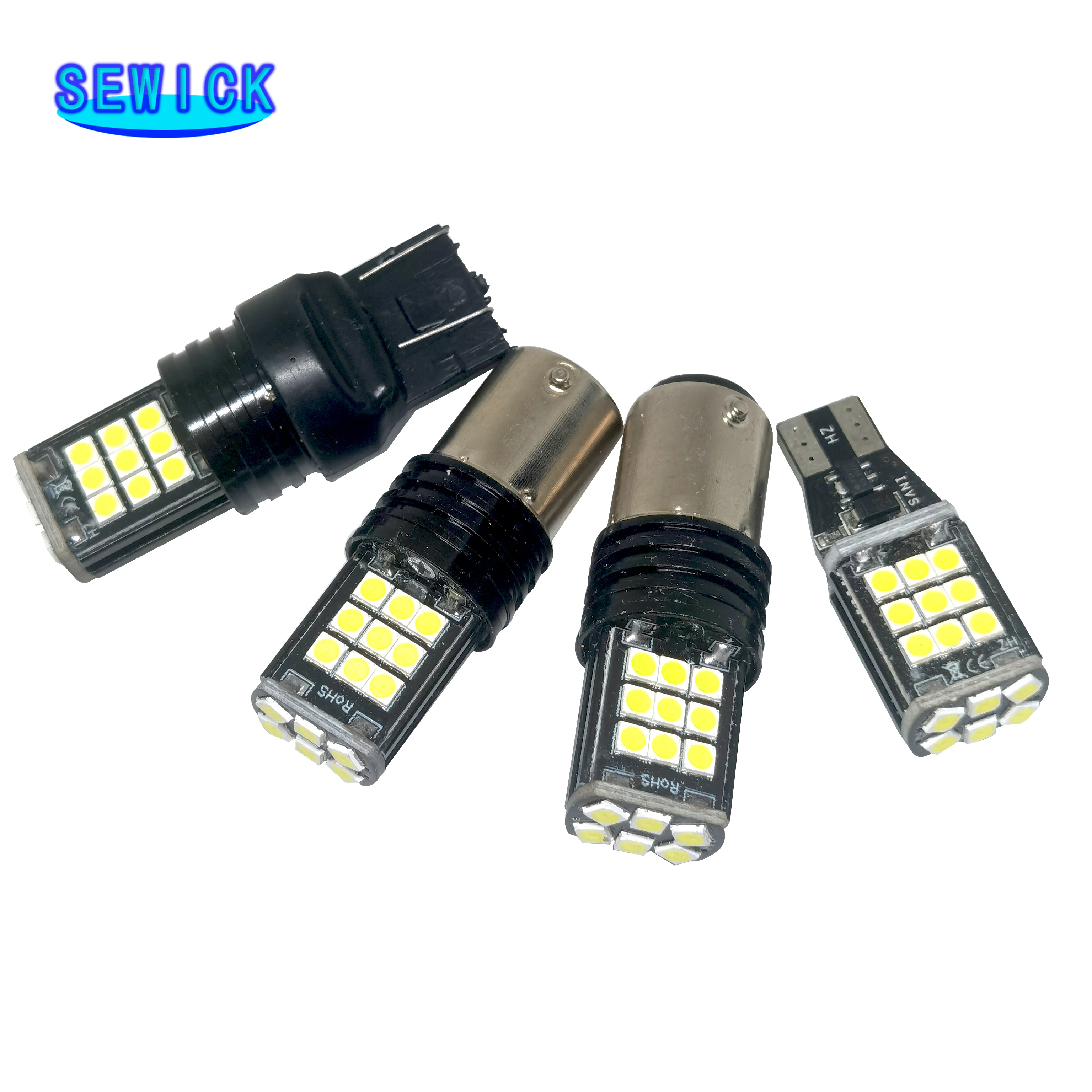 

50PCS 1156 Ba15s 1157 Bay15d P21W 24SMD R5W LED Car Tail Brake Bulb Turn Signals Auto Reverse Lamp Daytime Running Light