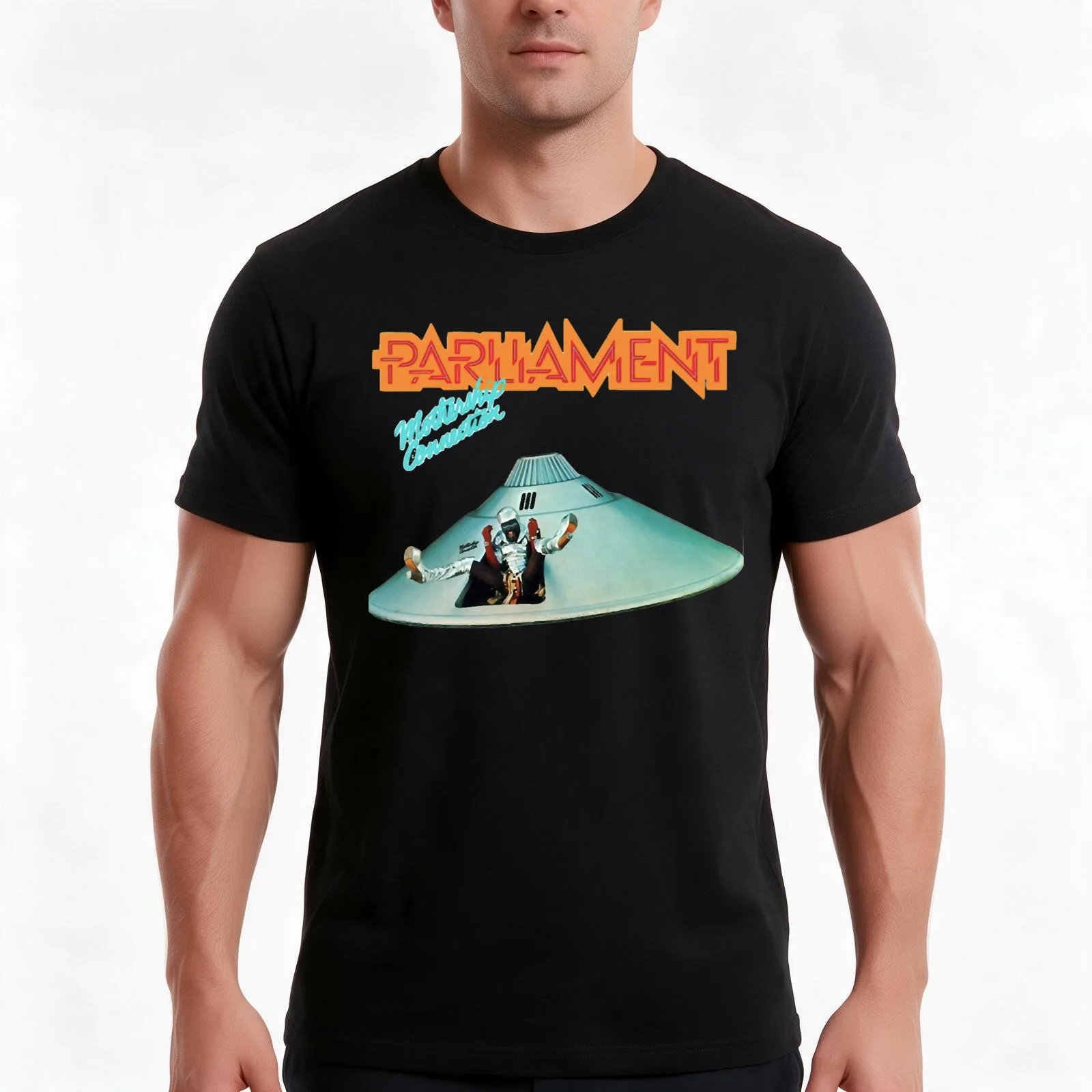 PARLIAMENT FUNKADELIC MOTHERSHIP CONNECTION George Clinton T-Shirt Summer Casual Cotton Tee Oversized Streetwear Tops
