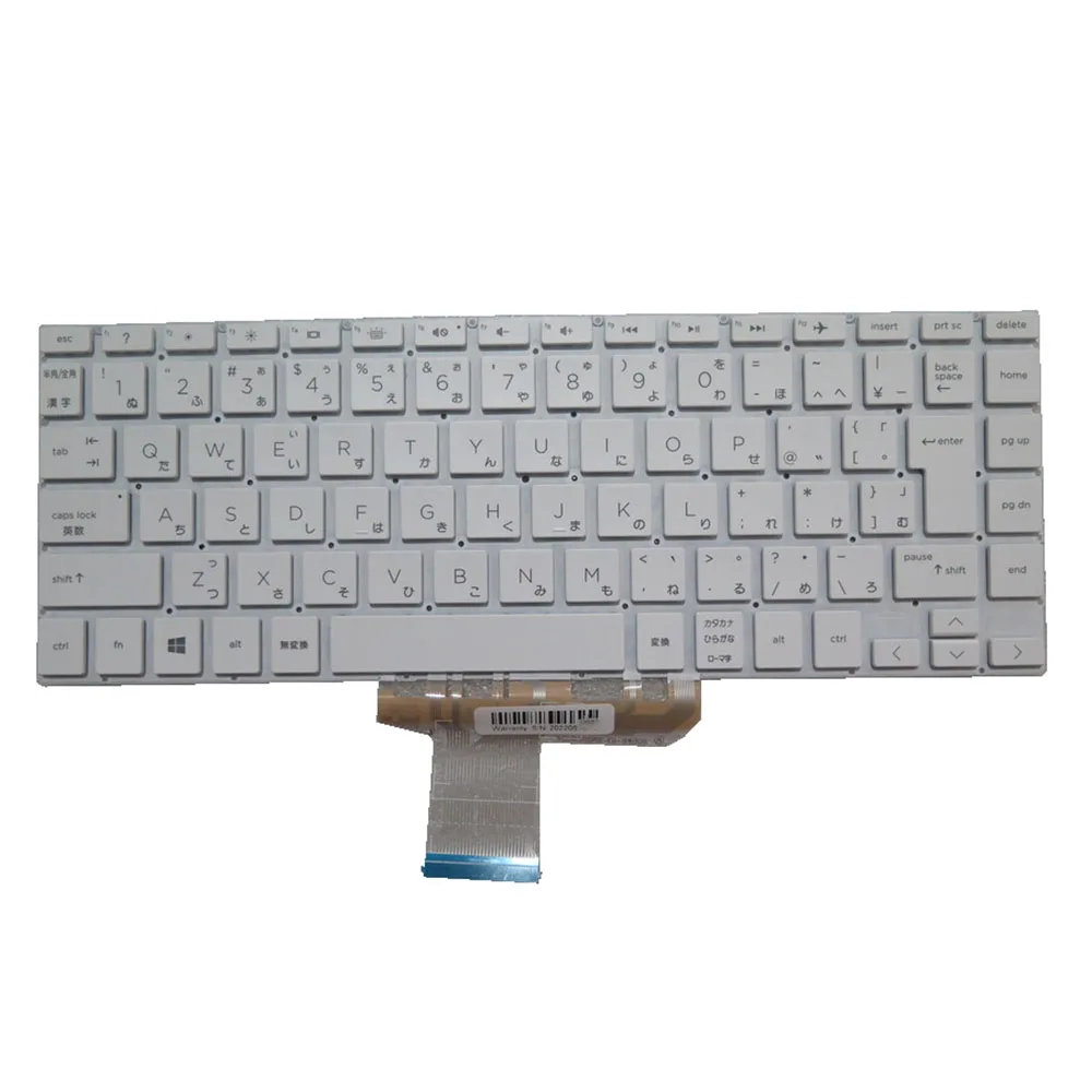 

Клавиатура ноутбука для HP Spectre X360 13-AP0000 13T-AP000 V172536NJ без пленки с подсветкой, японский JP, белый, новый