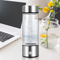 420ml Hydrogen-Rich Water Cup Electric Hydrogen Rich Water Generator Bottle Titanium Quality Filter Portable Antioxidant Lonizer