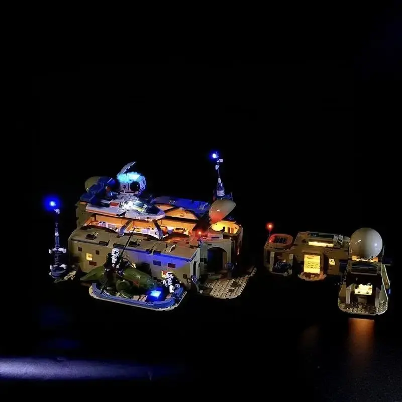 Nuevo 2025 en stock, 3187 Uds., modelos de decoración del hogar compatibles con adornos de escritorio 75290, regalos de cumpleaños y Navidad