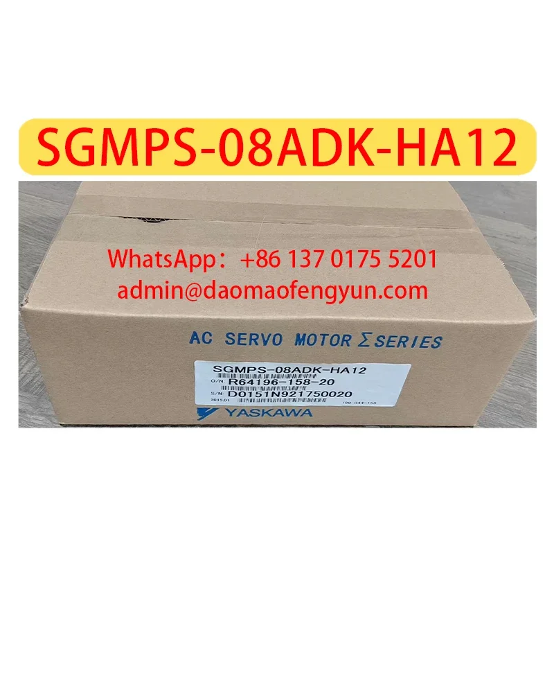 

SGMPS-08ADK-HA12 Brand New Servo Motor，SGMPS 08ADK HA12，Fast shipping，In Stock