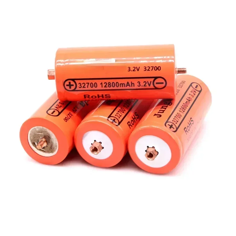 100% Original 32700 12800mAh 3.2V Lifepo4 Rechargeable Battery Professional Lithium Iron Phosphate Power Battery with Screw