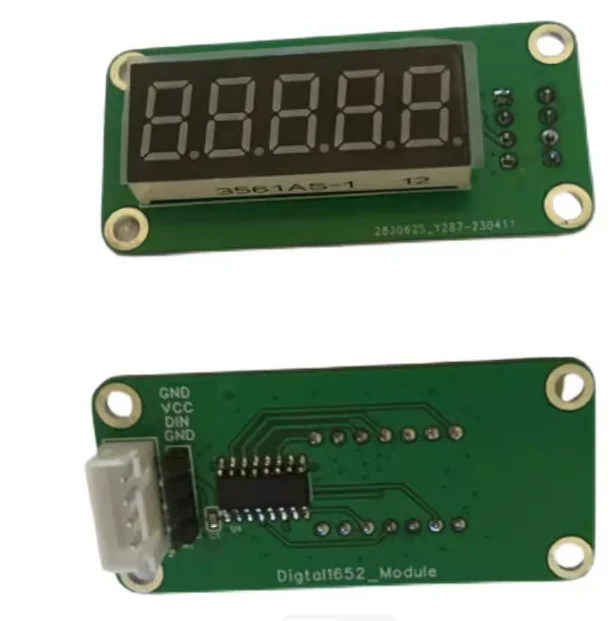 Customizable 5-digit TM1652 digital tube module, one line serial port driver, STM32 development board module, clock electronic m
