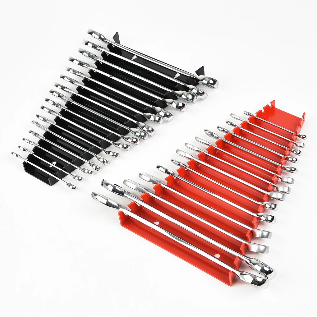 Modular Magnetic Tool Holder Strip For Wrench Storage 16 Slots Modular Magnetic Wrench Organizer B 16 groups