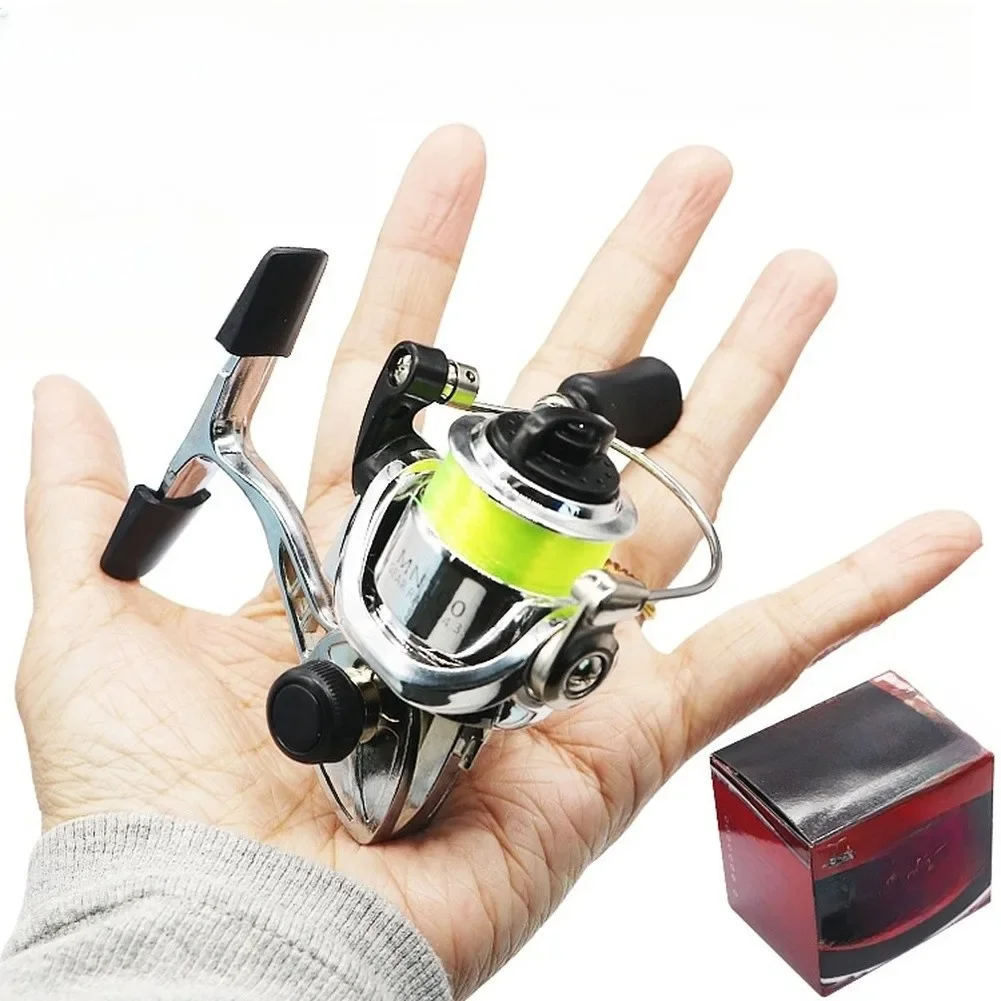 100 Metal Reel 2+1BB 4.3:1 Gear Ratio Ultralight Pen Rod Fishing Reel For Stream Trout Freshwater Pocket Tackle - view 2