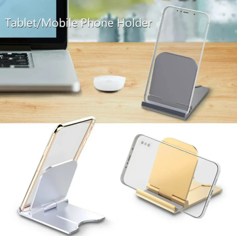 Universeller verstellbarer, faltbarer Handy-Schreibtischständer, Handy-Halter, Desktop-Tablet-Halter für iPhone 16, iPad, Samsung, Xiaomi – Detail 9