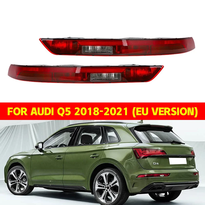 EU Version 80A945069 80A945070 Car Rear Bumper Reflectors Light Lower Rear Tail Light Left Right For Audi Q5 2018-2021