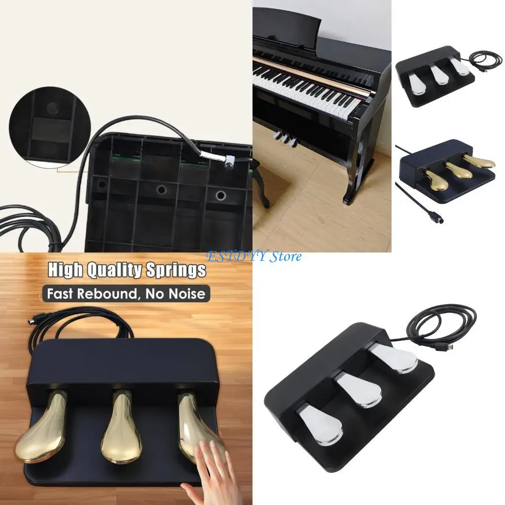 

Универсальная сустейн-педаль G6DE для электронных клавишных инструментов, цифровых пианино и синтезаторов