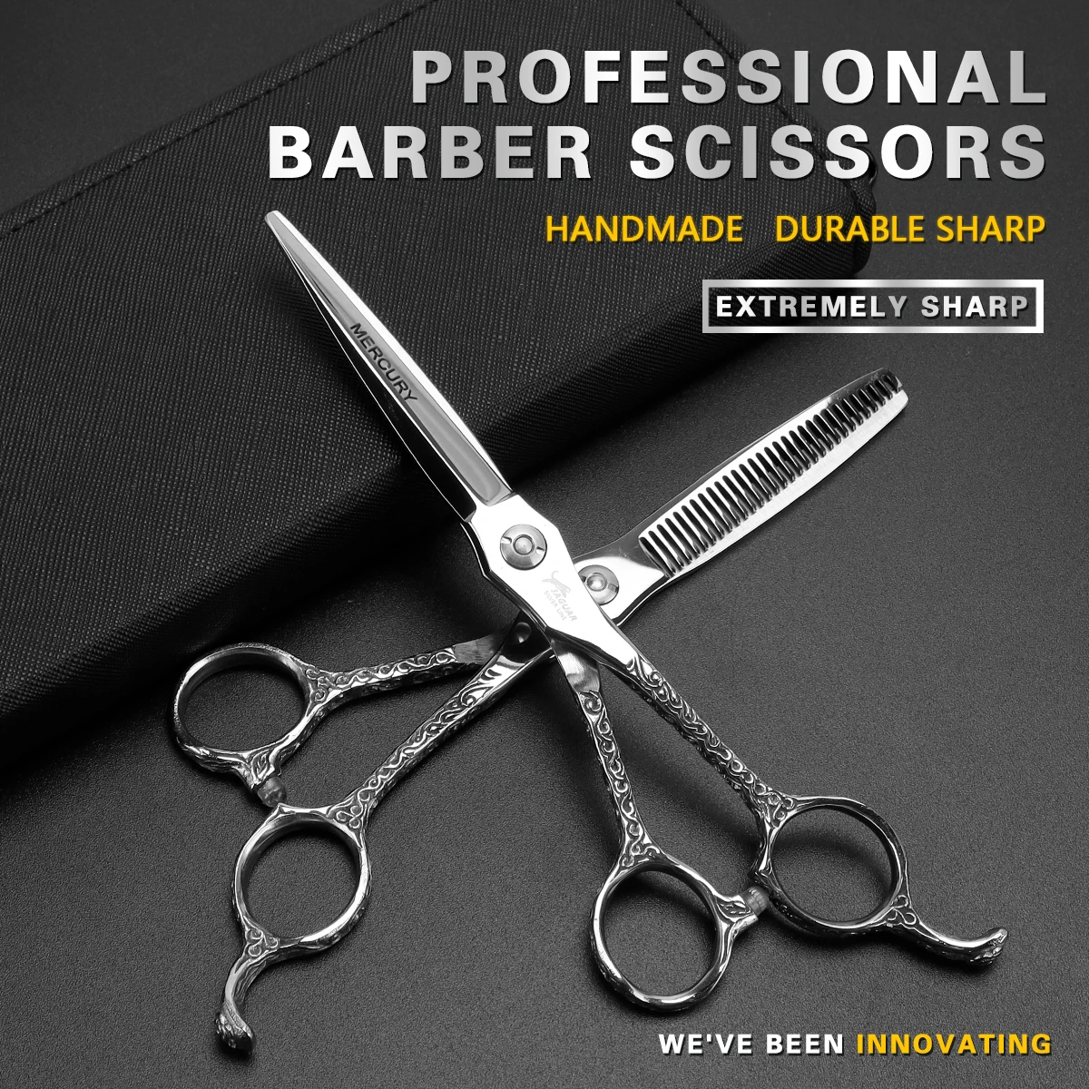 

Barbershop 6'' Hair Scissors Haircut Thinning Barber Hair Cutting Shears Salon Tools Hairdressing Scissors