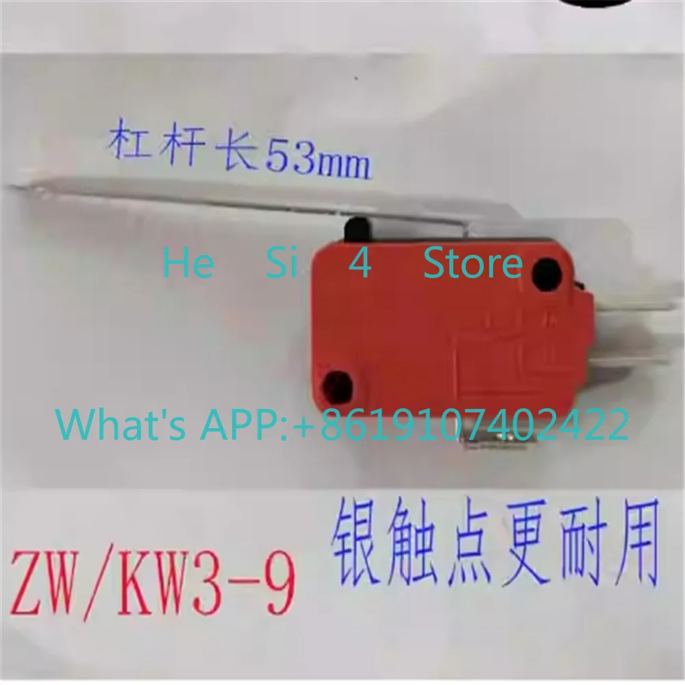 

100PCS micro switch 53MM lever copper touchpoint silver touchpoint ZW3-9 normally closed/normally open 6A RV-163-1C25