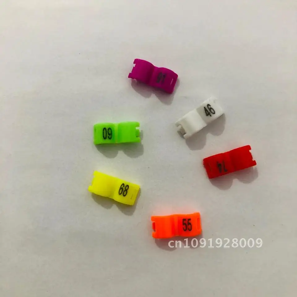 

60 Inner Pcs 2.7/ 3/4/4.5/5mm Canary Clip Ring Bird Pigeon ring Rings Rings Color Small Foot Birds Mix Leg Parrot bird