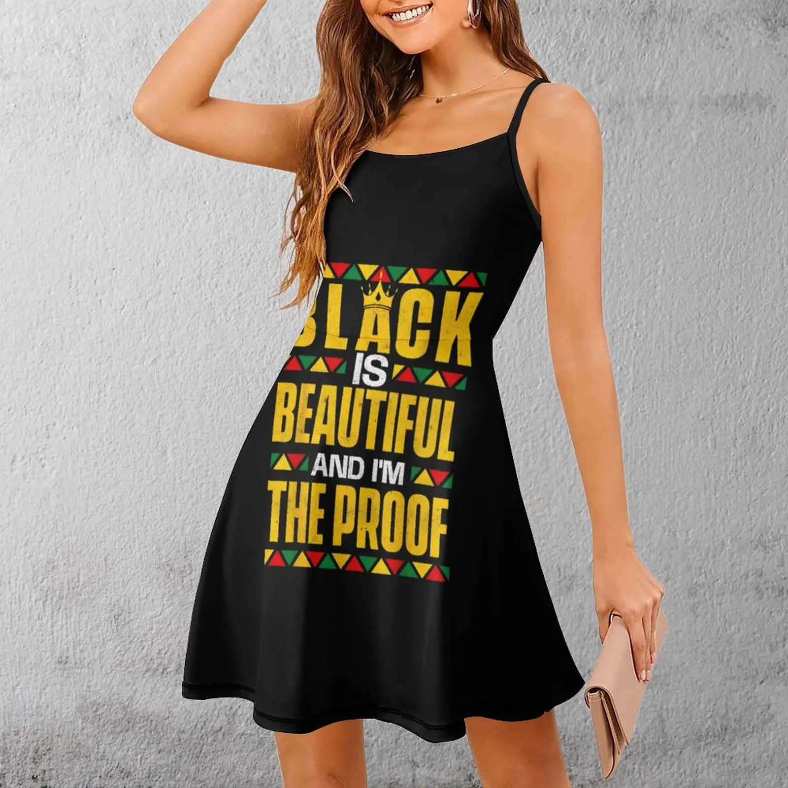 

Сексуальное черное красивое женское платье на бретельках с забавным графическим принтом, женская одежда, забавные новые коктейльные платья