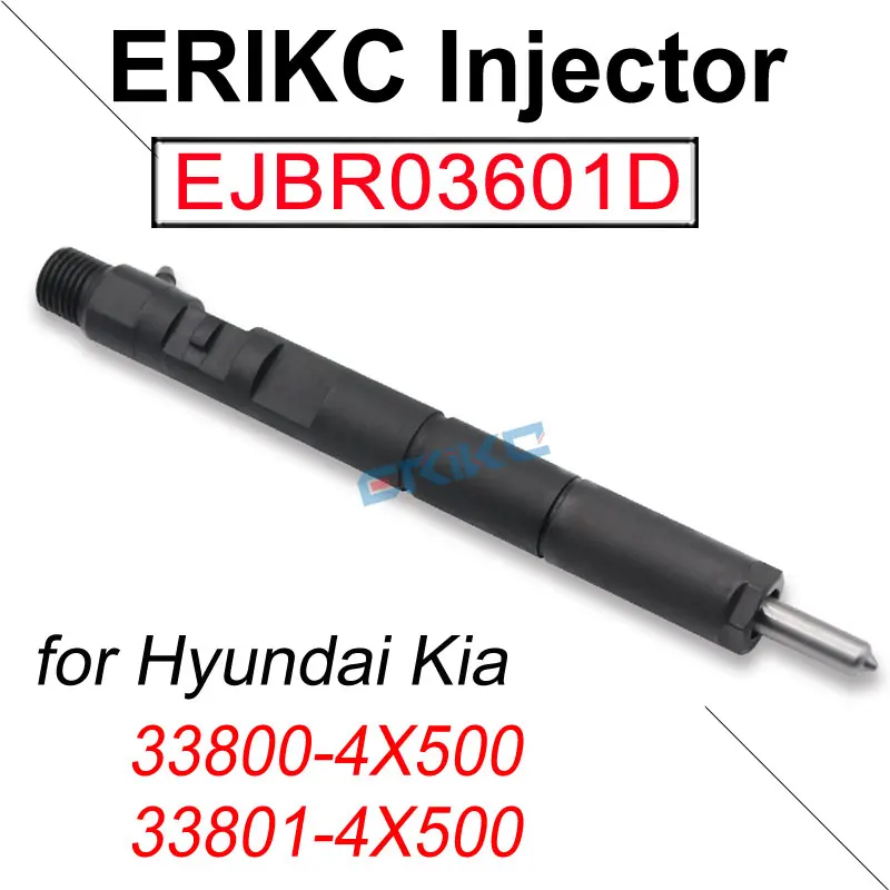 

EJBR03601D 33801-4X500 Diesel Injector Parts 3601D Fuel Injection Nozzle 03601D R03601D for Delphi HYUNDAI KIA 33800-4X500