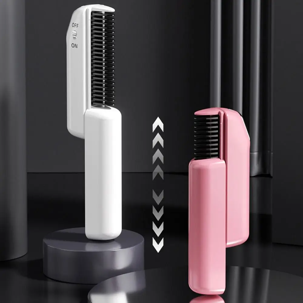 

Anti Scald Electric Hair Straightening Comb Scalable LED Digital Display Negative Ion Straighten Brush 3 Modes Smooth Comb Teeth