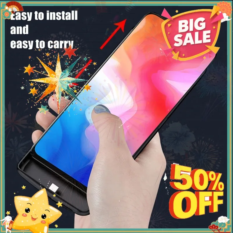 SWZY Portable Battery Cases for Xiaomi Mi Poco X3 Pro Power Bank Case for Xiaomi Pocophone X3 Pro Charger Power Bank Cover K30 P