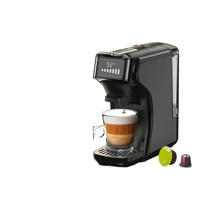 

Household coffee machine espresso cold coffee 7-speed water level small fully automatic compatible with a variety of capsules