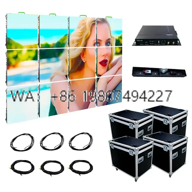 for Rental Led Display 3840HZ 500x500mm HD Front Maintenance Magnetic Suction Outdoor Screen