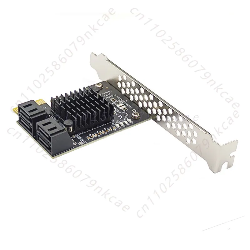 For ASMedia ASM1064 PCI-E Gen3 to SATA 3.0 Expansion Card 4 Port 8 Port SATA III 6Gbps Controller Board AHCI for Synology NAS