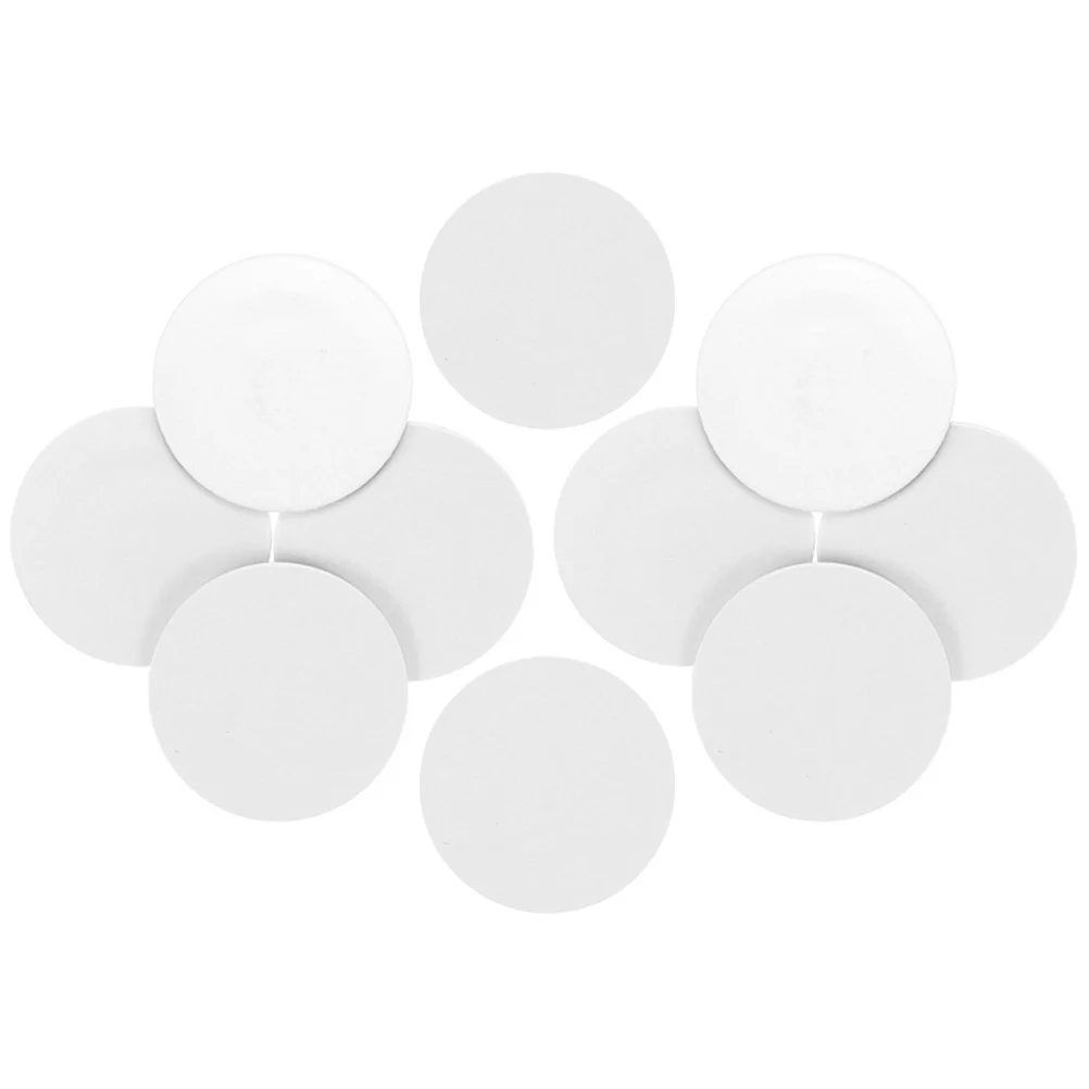 10Pcs NFC Tag Card Ntag215 Blank Round White Contactless for Access Control Attendance Security