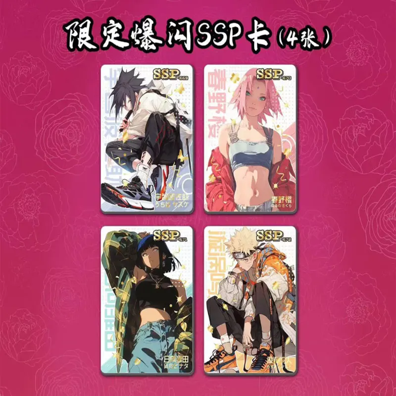 2024 più nuovo caso all\'ingrosso Little Dino HY-1602 Naruto Collection Card Sakura Booster Box ACG CCG TCG regalo hobby di natale