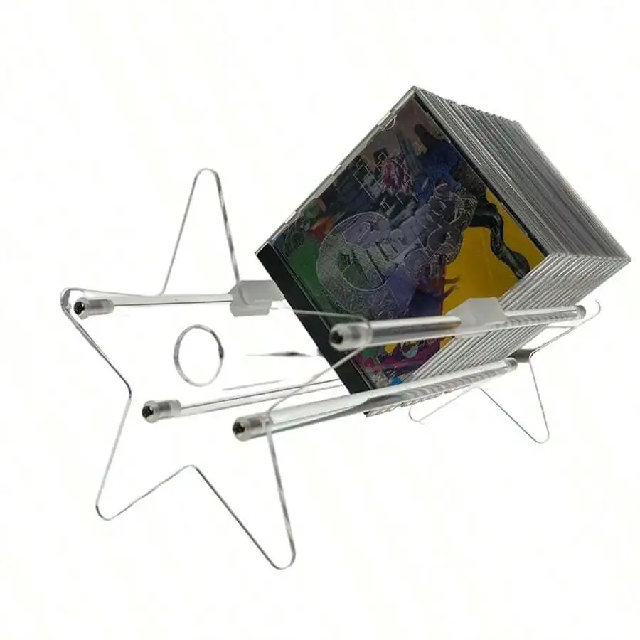 1pc Detachable Acrylic Record Storage Rack, Suitable For CD, Vinyl Records And Star Albums, Space-Saving Desktop Storage Rack