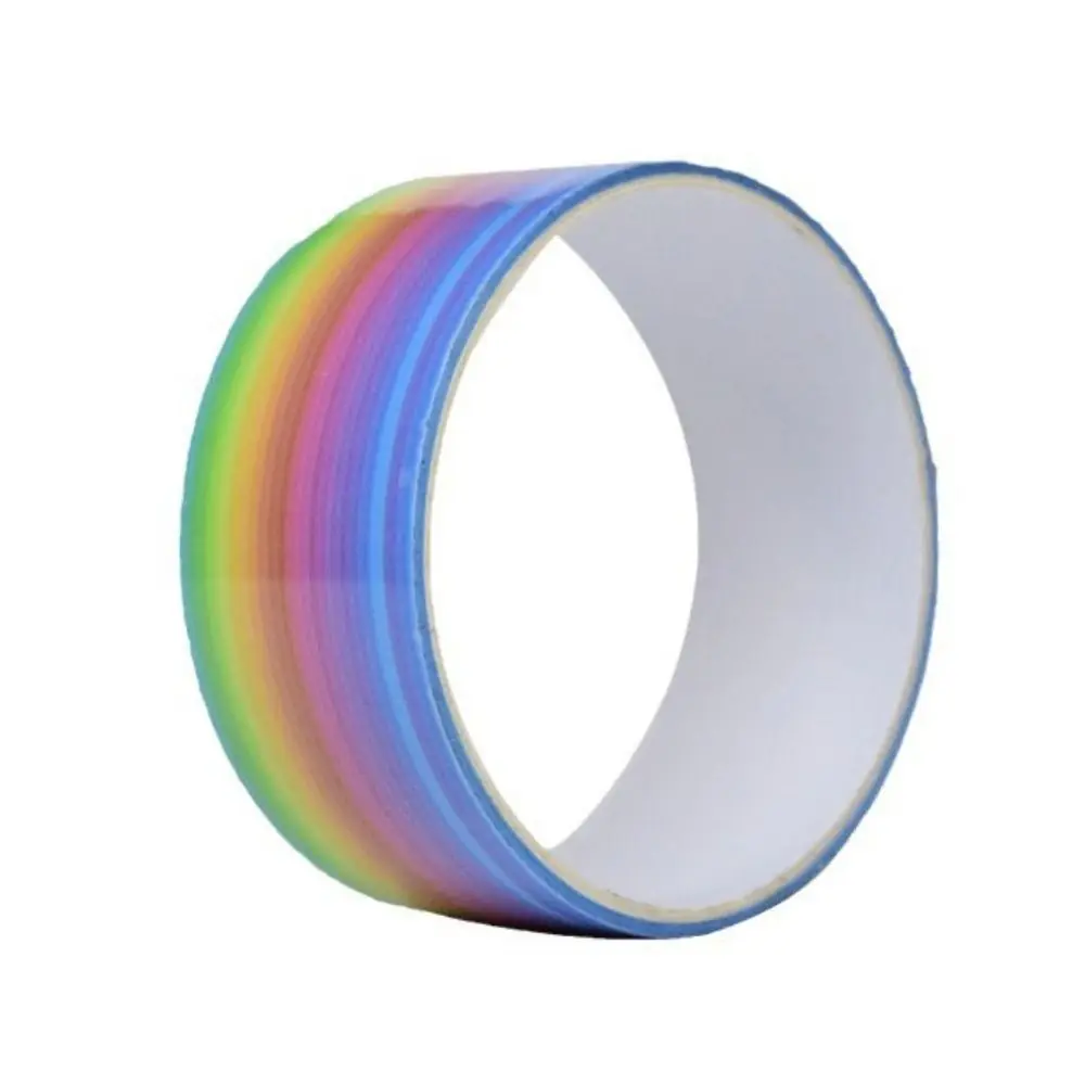 Relaxing Toy Sticky Ball Rolling Tapes DIY Making Colored Ball Rolls Adhesive Tapes Iridescence Colorful Ball Sticky Tapes