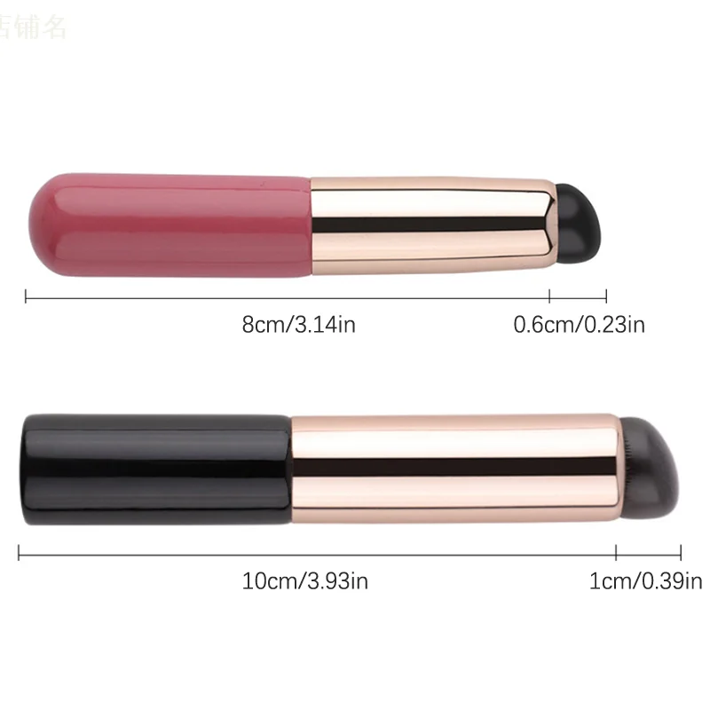 Silicone Angled Concealer Brush Like Fingertips Q Soft New Portable Round Head Silicone Makeup Brush Lip Brush Lipstick Brush