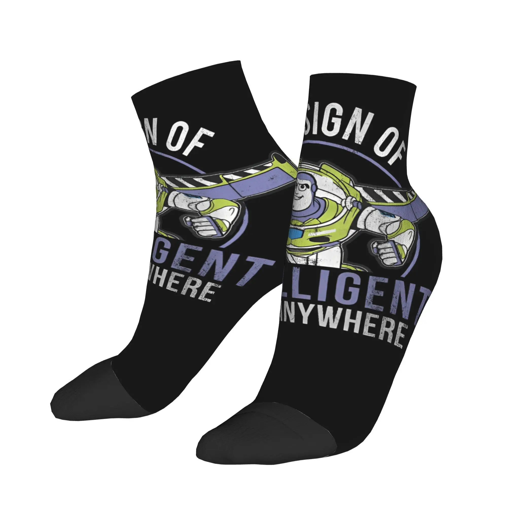 

Toy Story Buzz Lightyear Intelligent Life Socks Spring Ankle Socks Harajuku Women Men Comfortable Socks Climbing Non Skid Socks