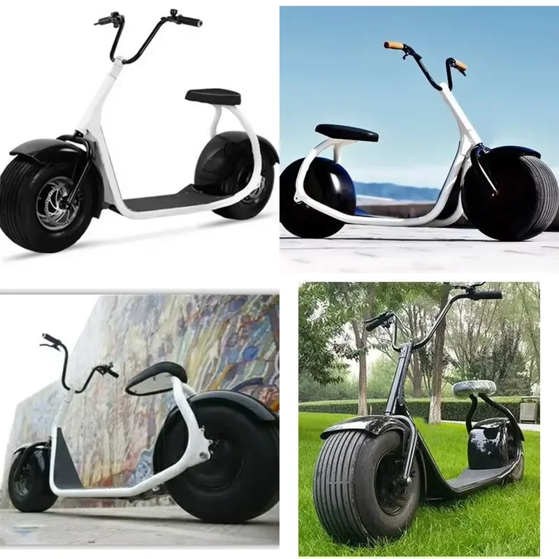 STROVAN Good Design Fat Tire Downhill Model Non-Driven Foot Scooter Model Scooter Scoter Electric Scooter