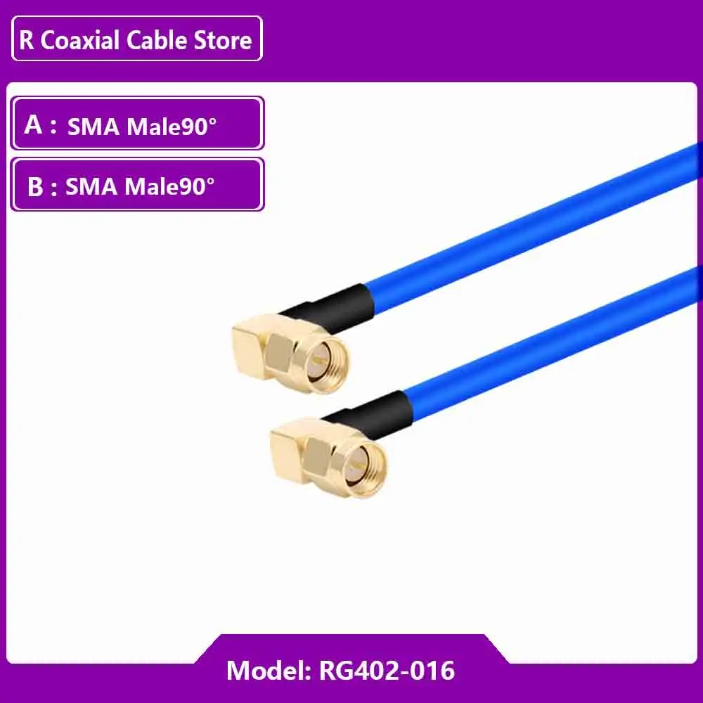RG402 Semi Flexible Cable SMA Type Male Female to SMA Male RF Adapter Cable 50 Ohm RF Coaxial Pigtail Extension Cord Jumper 6