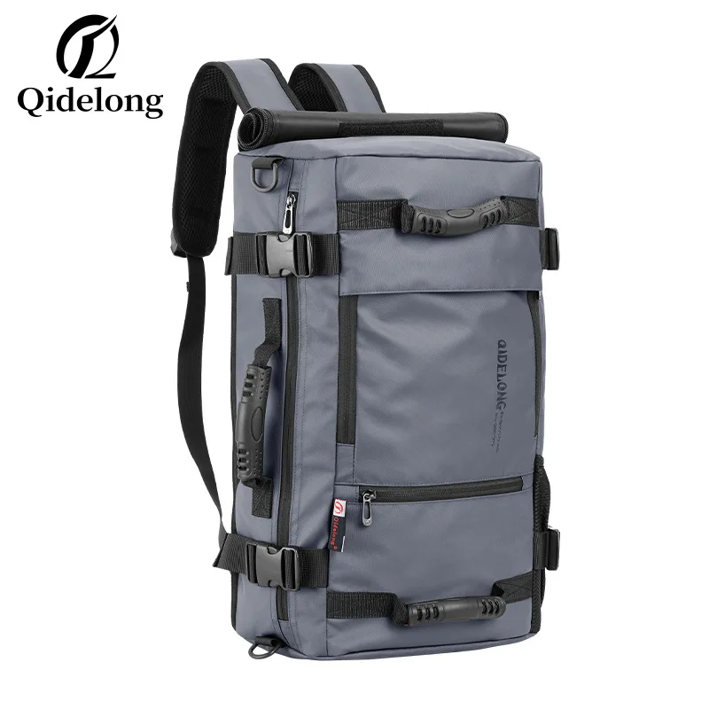 Backpack, men's outdoor travel backpack, large capacity, multifunctional, three use hiking computer bag