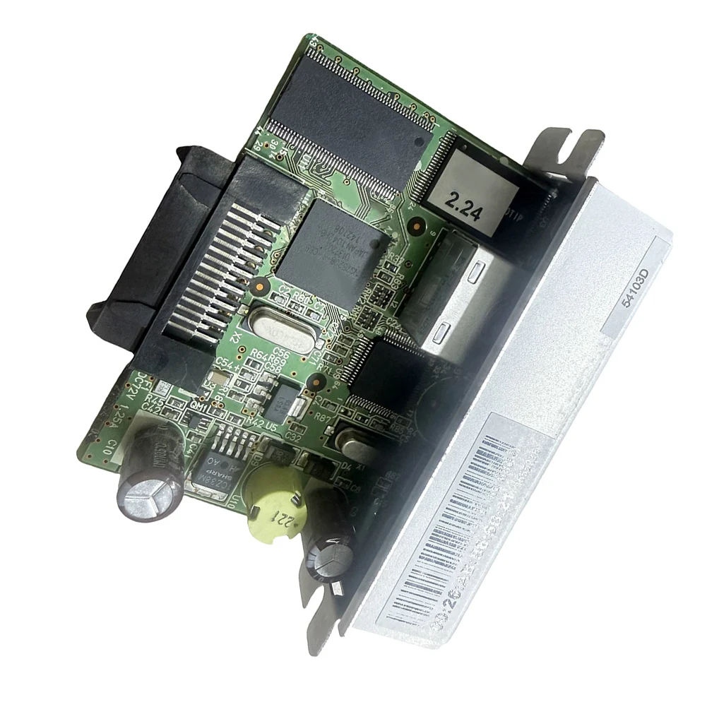 

Ethernet Card Module UB E02 for RJ45 Compatible with J7000 J7100 88III 88IV 88V 88VI and T82II Wired Network Printing