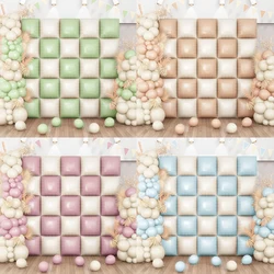 25/50pcs Square Balloons Wall Double-sided Cream Balloons for Wedding Birthday Baby Shower Party Decor Backdrops Photo Props