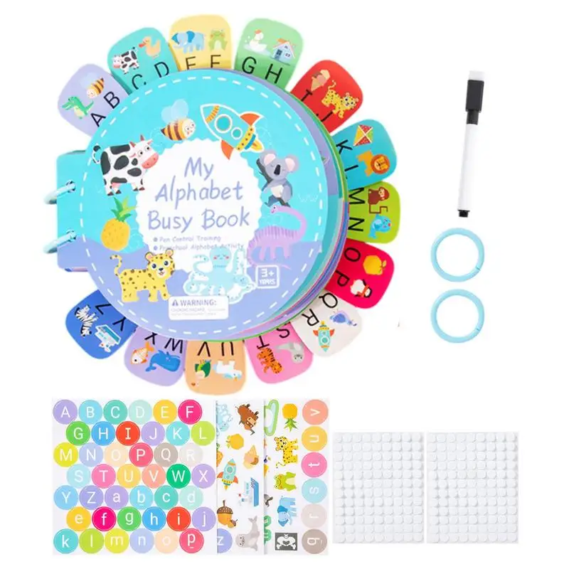 

Alphabet Matching Toy Letter Tear-and-Pull Books Early Childhood Developmental Toy Educational Preschool Preschool Activities