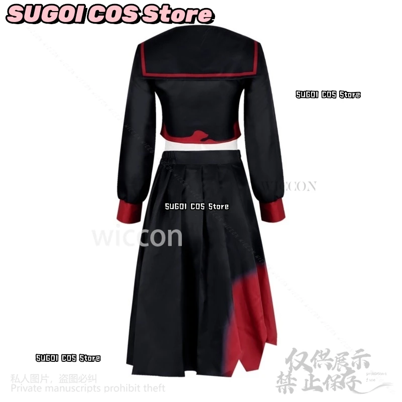 Anime Game Blue Archive Cosplay Ajitani Hifumi Costume JK School Uniform Skirt Lolita Long Wigs For Girls Woman Cos Role-playing