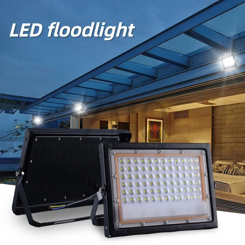 

Светодиодный прожектор 50W 100W AC 220V 230V для наружного освещения, сада, улицы, ландшафта