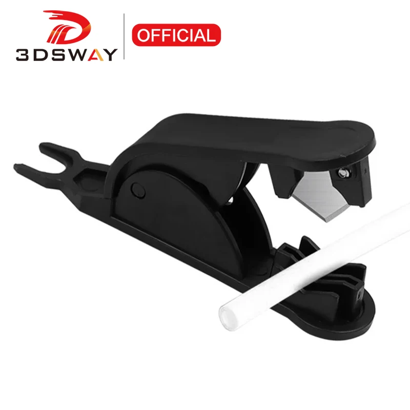 

3DSWAY 3D-принтер, детали, резак для труб из ПТФЭ, мини-портативный труборез, лезвие для труб, нейлон, ПВХ, режущие инструменты из ПУ, аксессуары для нити