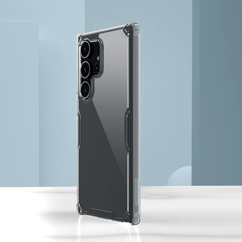 For Samsung Galaxy S24 Ultra Case Nillkin Transparent Non Fading TPU Frame Protection Protective Cover For Samsung S24 S24+ Plus