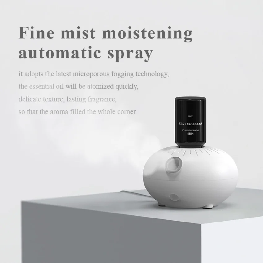 Luxury Fragrance Machine USB Rechargeable Aluminium Essential Oil Aroma Scent Diffuser for Reading Massage Spa Yoga Bedroom