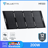 EU Stock BLUETTI MP200 200W Solar Panel Portable Folding Panel Solar Foldable for EB3A EB55 EB70 lP67 Outdoor Camping Car Fish