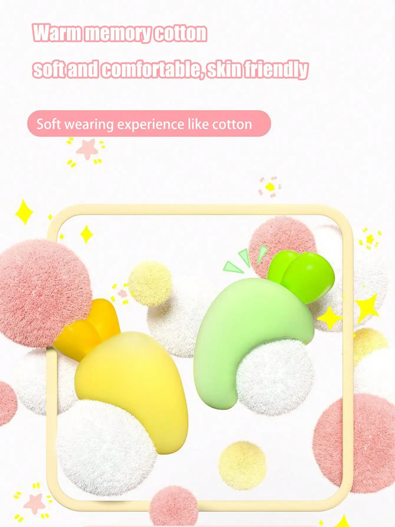 6pcs Cute Radish Ding Earplugs for Noise Prevention, Sleep Dormitory Noise Prevention, Sleep Soundproofing Device