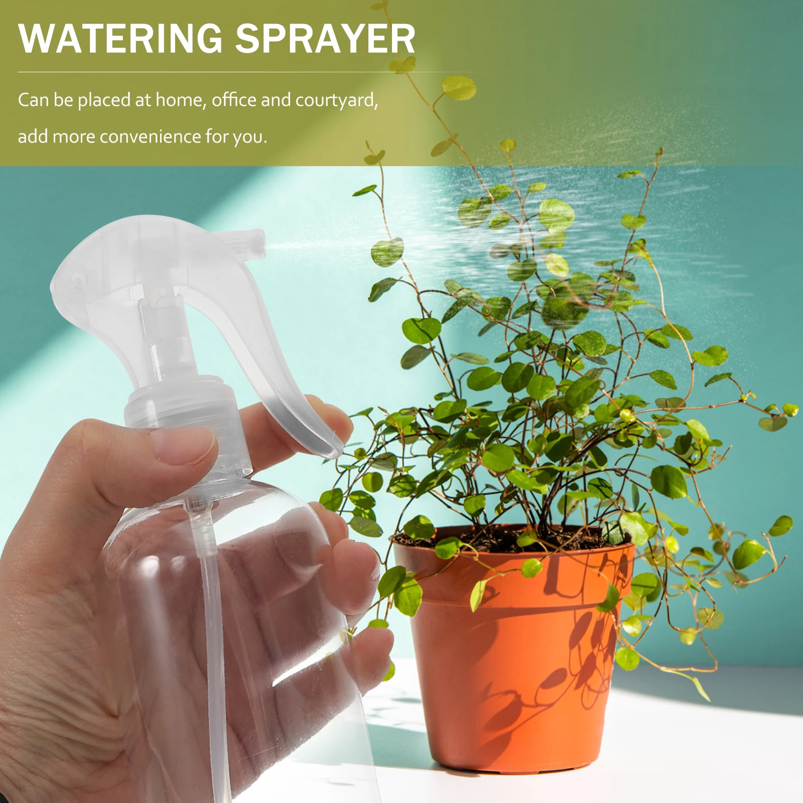 4 قطعة زجاجات رذاذ قابلة لإعادة الملء 300 مللي ماكياج فارغ السفر تصفيف الشعر صالون الحلاقة تنظيف البستنة سقي ضباب موزعات