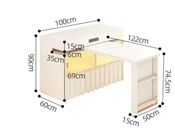 Rock board dining side cabinet, partition cabinet, double sided dining room, kitchen island table