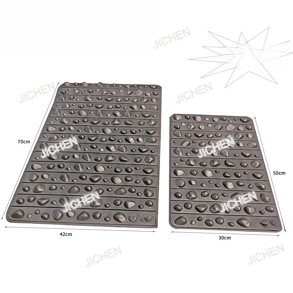 

Доска для акупрессуры с каменным узором, большая ванная комната, студия для йоги, против усталости, точечный массаж для ног, точечный массаж